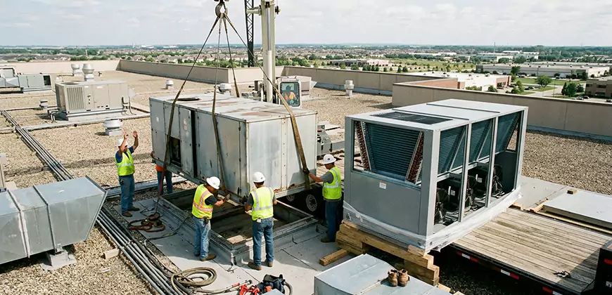 Commercial Air Handling Unit Replacement in Indian Trail