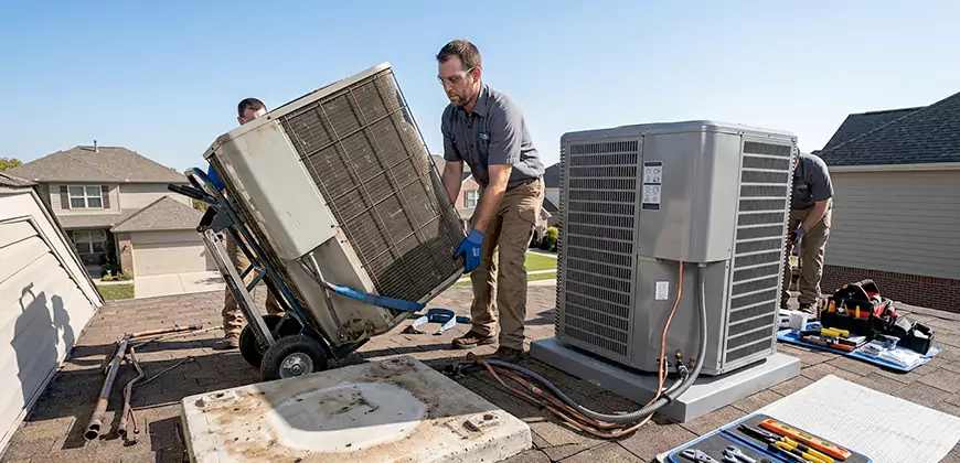 Emergency Air Conditioning Unit Swap in Indian Trail