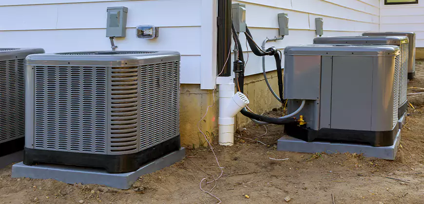 Central Air Condenser Setup in Indian Trail